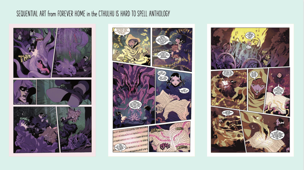 Sequential art from Forever Home